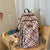 Verspielt kariertes Muster Rucksack