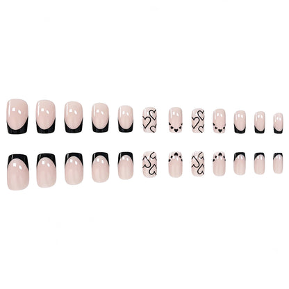Herz-inspirierte Acryl-Nagelkunst-Set Brehn