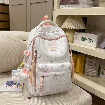 Stilvolle Stern-verzierte Schul-Rucksack Brehn