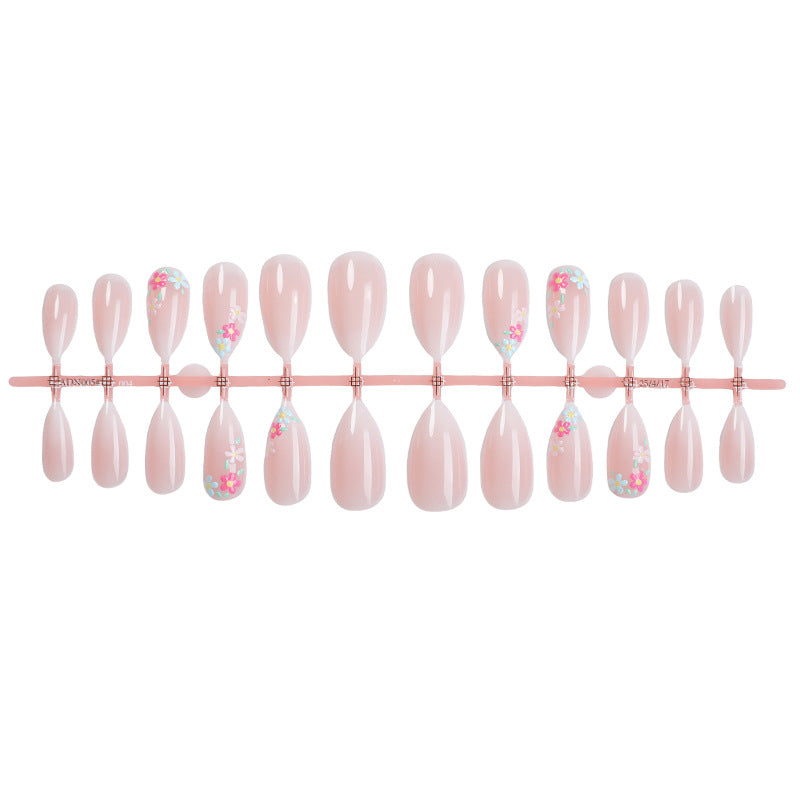 Floral Decorative Press-On Nail Set Brehn 1788496020