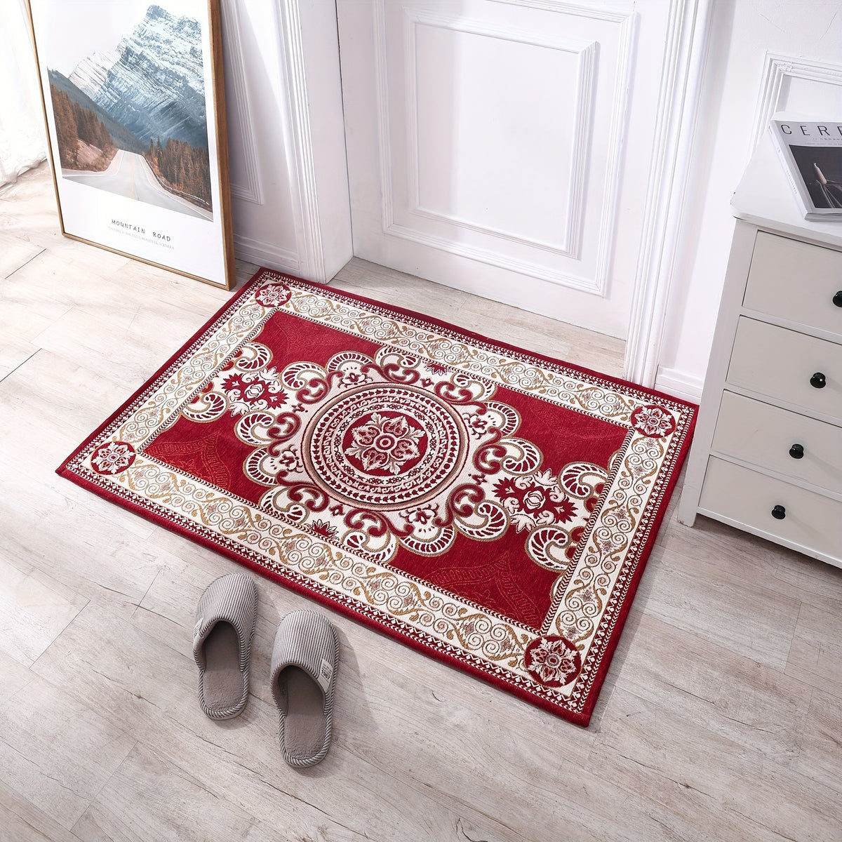 Elegante Bohemian Stil Dekorativer Teppich Brehn
