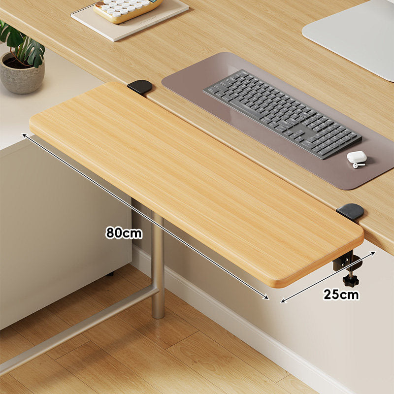 Unter-Tisch Gleitschienen-Tastaturablage und Schreibtischverlängerung mit sanfter Gleitmontage