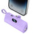 Tragbare Powerbank mit Integriertem Micro-Usb-Kabel und Led-Taschenlampe Brehn