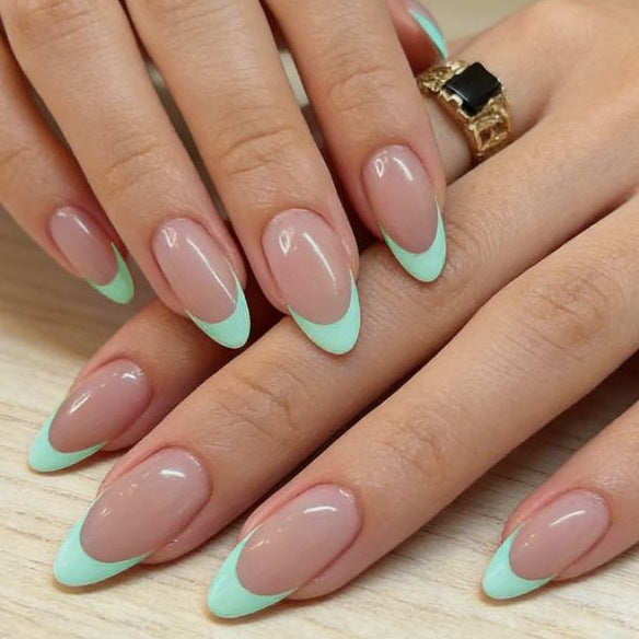 Elegante französische Spitze Acryl-Nagelverlängerungen Brehn 1789915404