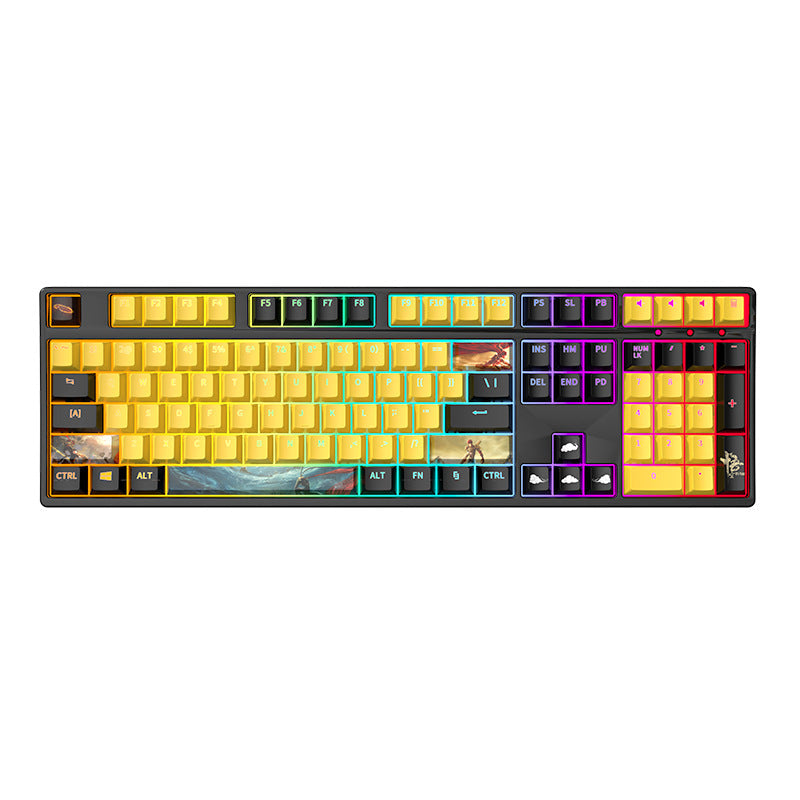 Custom Gaming-Tastatur mit RGB-Hintergrundbeleuchtung Brehn