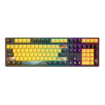 Custom Gaming-Tastatur mit RGB-Hintergrundbeleuchtung Brehn