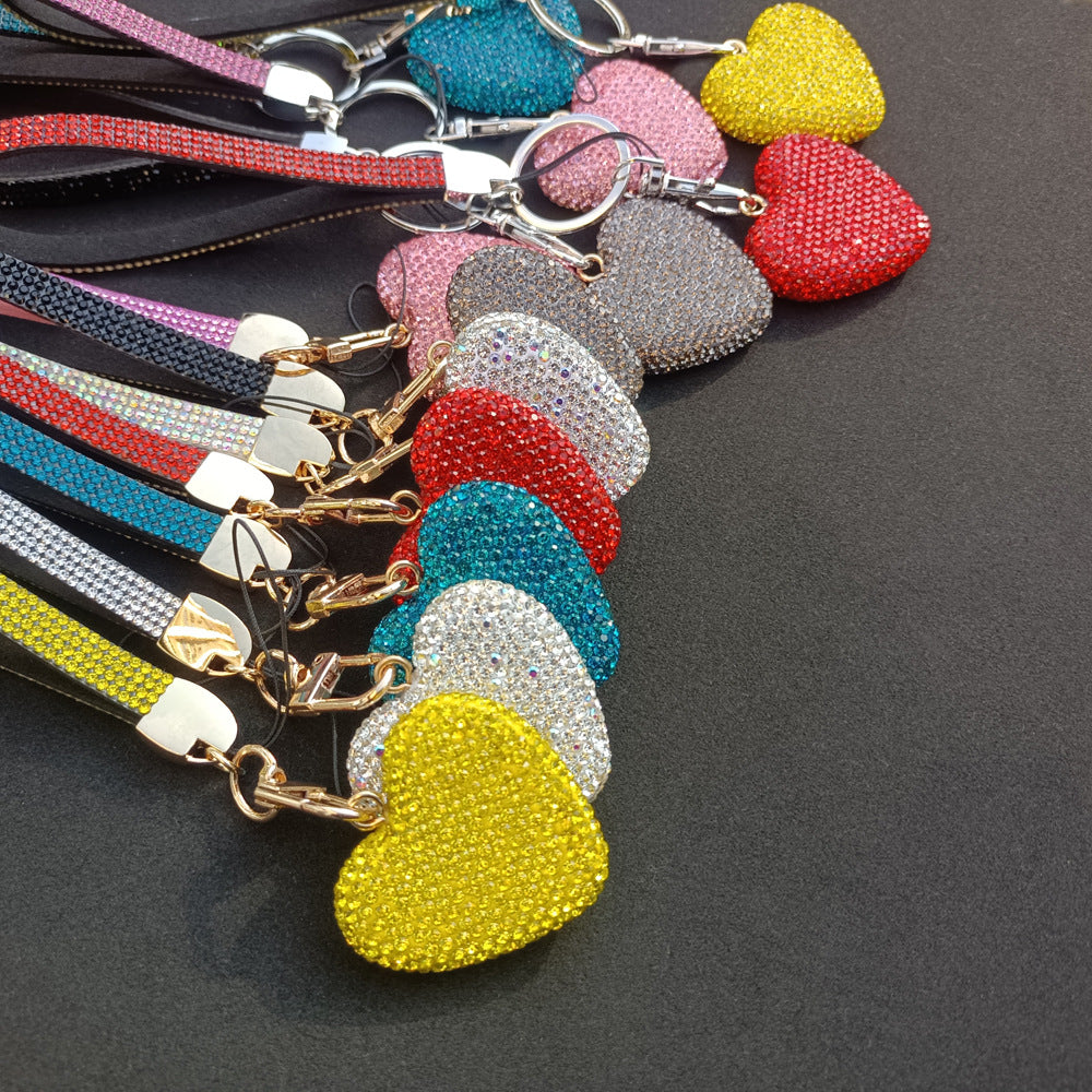 Rhinestone Herz Schlüsselanhänger Brehn
