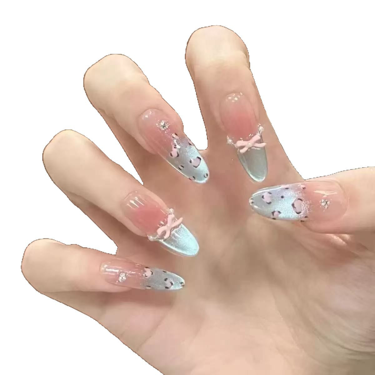 Ombre Stiletto Press-On Nail Set Brehn
