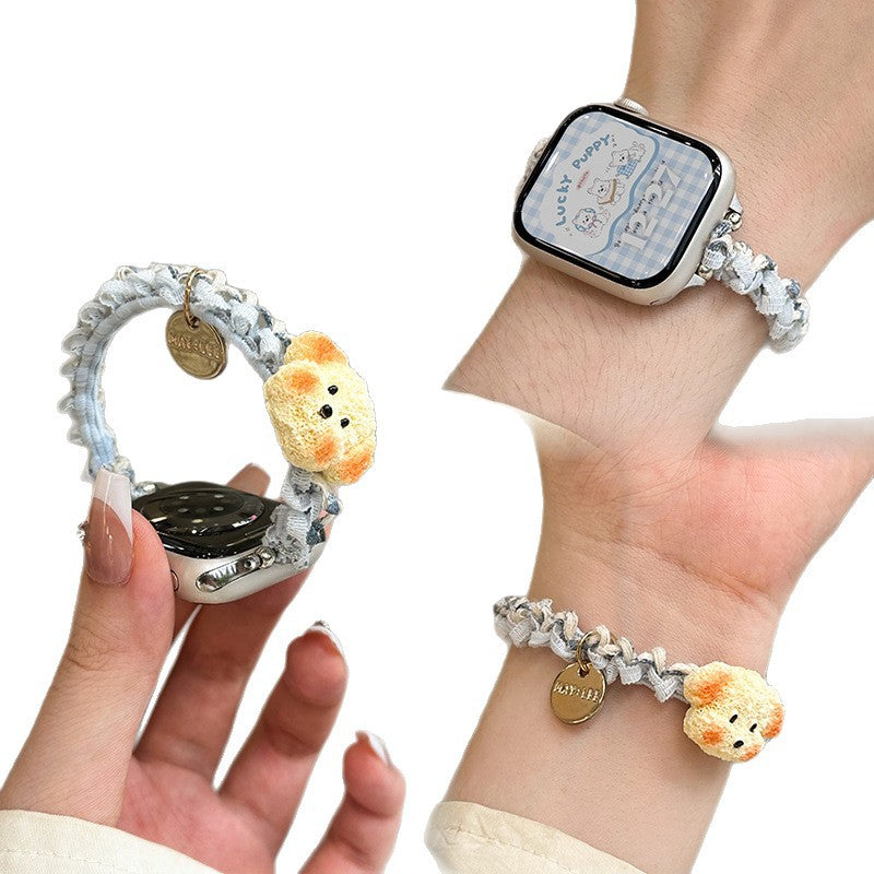 Süßer Plüschhund Charm Armband Brehn