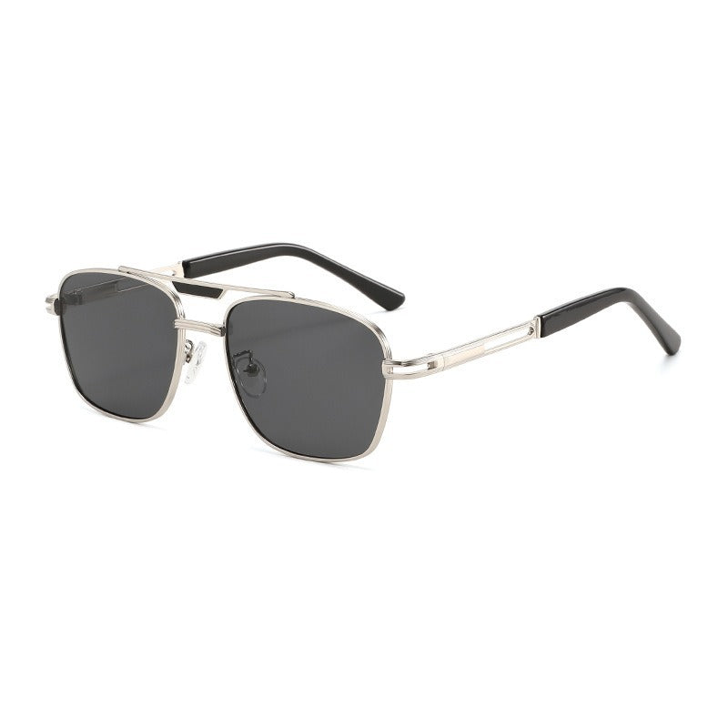 Herren Luxus Quadrat Rahmen Sonnenbrille Brehn