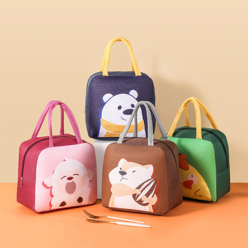 Süßes Tier Isolierte Lunch Tasche Brehn