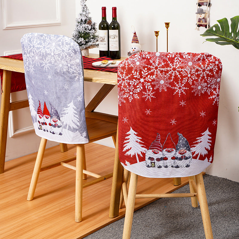 Festliche Stuhlüberzüge mit Weihnachtsmotiven Brehn