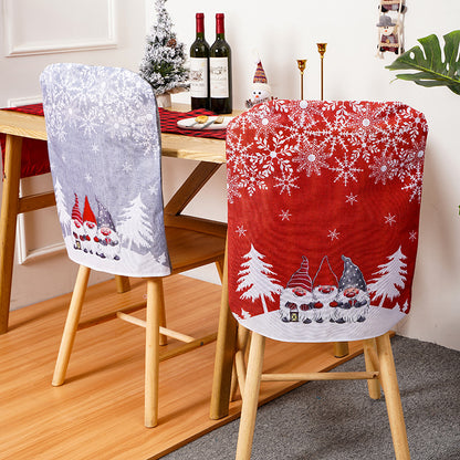 Festliche Stuhlüberzüge mit Weihnachtsmotiven Brehn