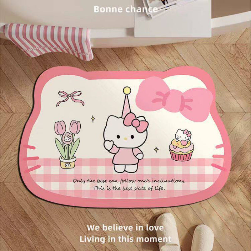 Niedliche cartoonhafte Badematte