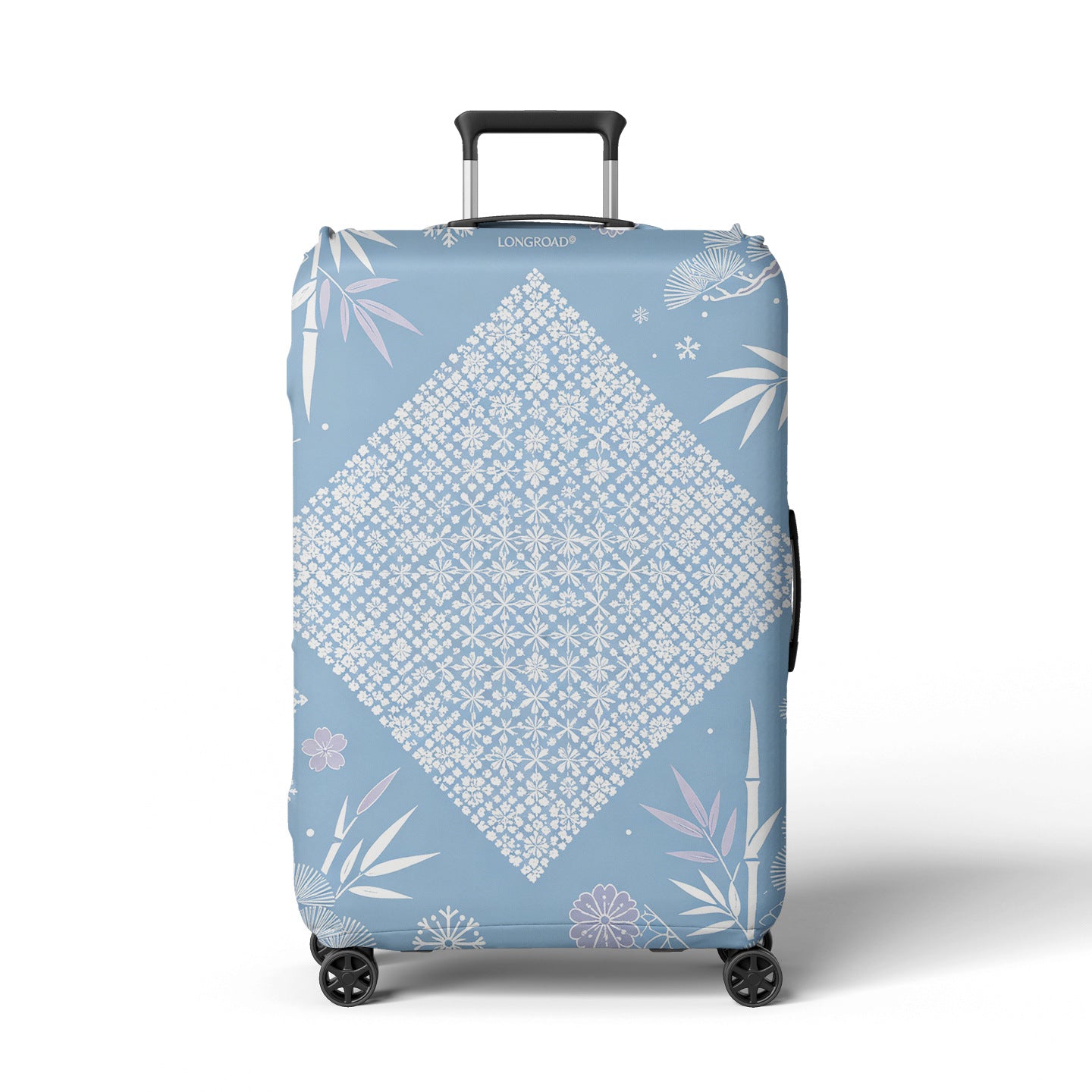 Damen Reisekoffer Brehn Blumendesign mit verstellbarem Griff