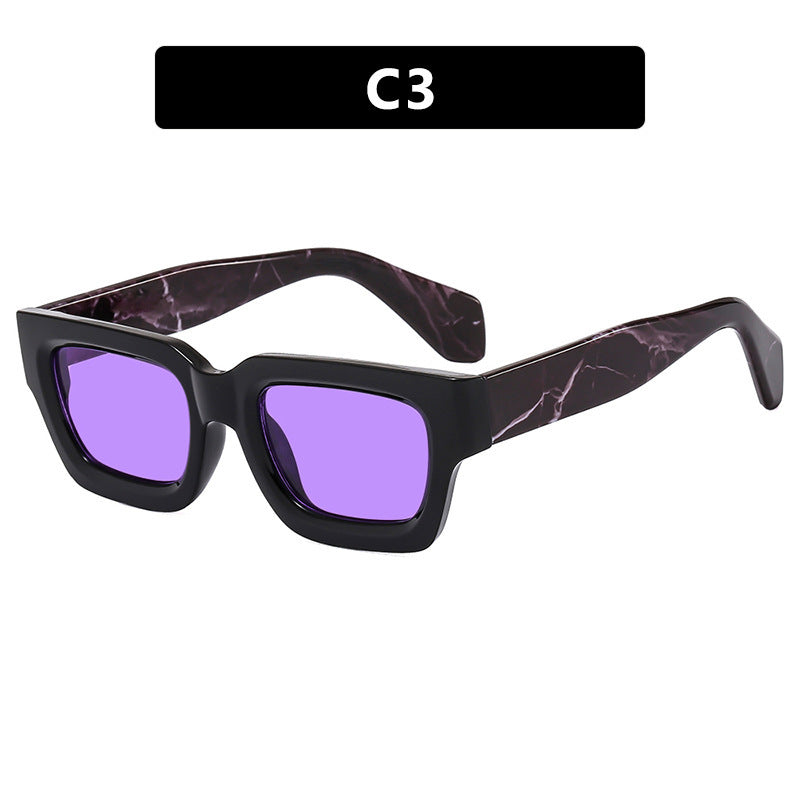 Damen moderne quadratische Sonnenbrille Brehn