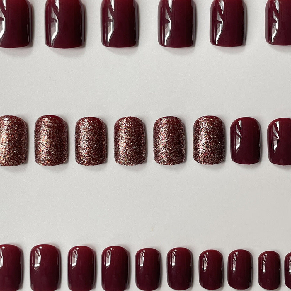 Glänzende Glitzerne Nagelkunst Verbesserungen Brehn