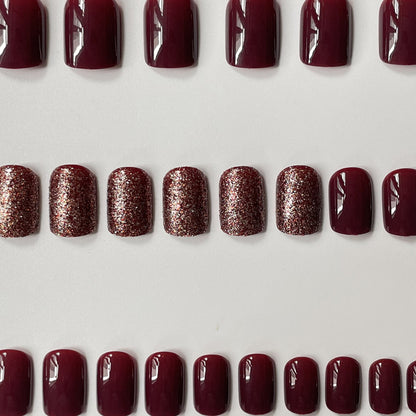 Glänzende Glitzerne Nagelkunst Verbesserungen Brehn