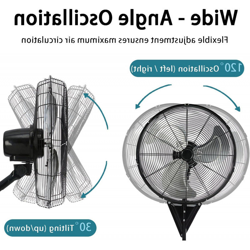 Unisex Wandventilator mit leistungsstarker Luftzirkulation Brehn