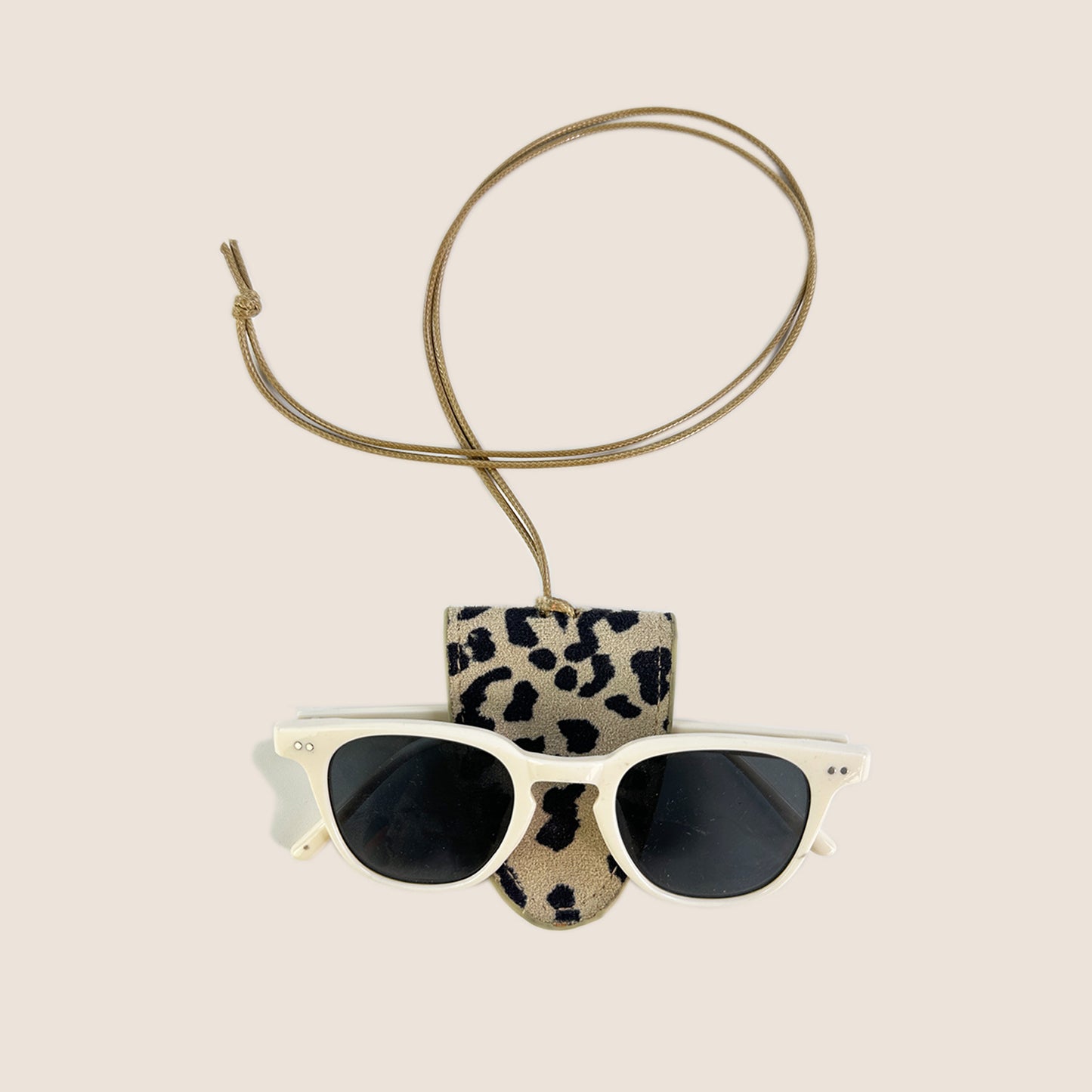 WoStylish Leopardenmuster Brillenetui Brehn