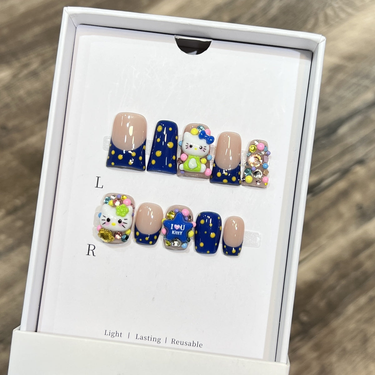 Verspielt Cartoon-Themen Press-On Nagelset Brehn