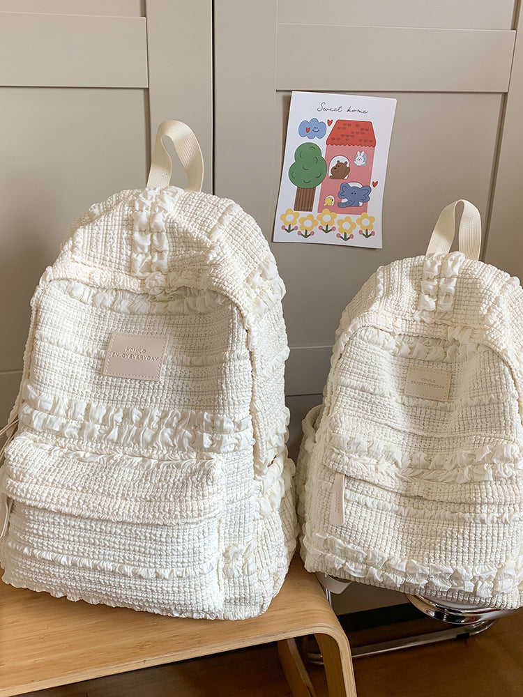 Stylische strukturierte Alltag-Rucksack
