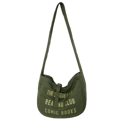 Lässige bedruckte Hobo-Tasche Brehn