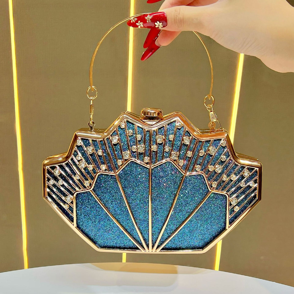 Art Deco Abend Clutch