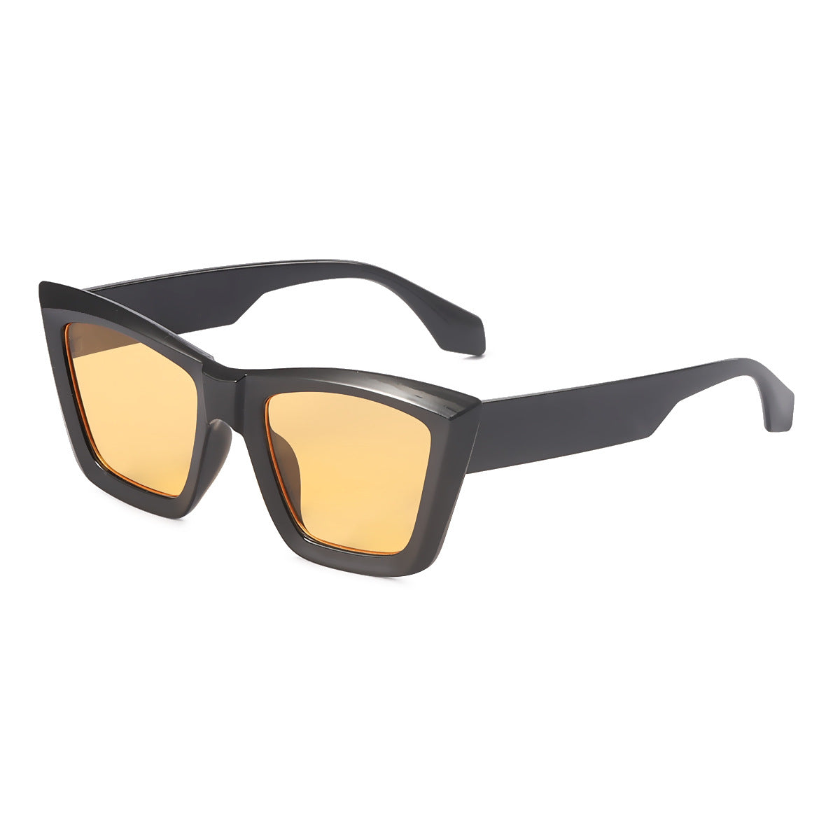 Damen Modische Sonnenbrille mit auffälligem Kantenrahmen und stilvollen Gläsern Brehn