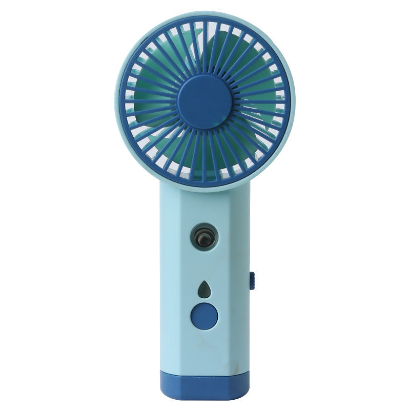 Kühlender tragbarer wiederaufladbarer Handheld-Mini-Ventilator mit einstellbarem Luftstrom, leisem Motor und USB-Ladefunktion Brehn