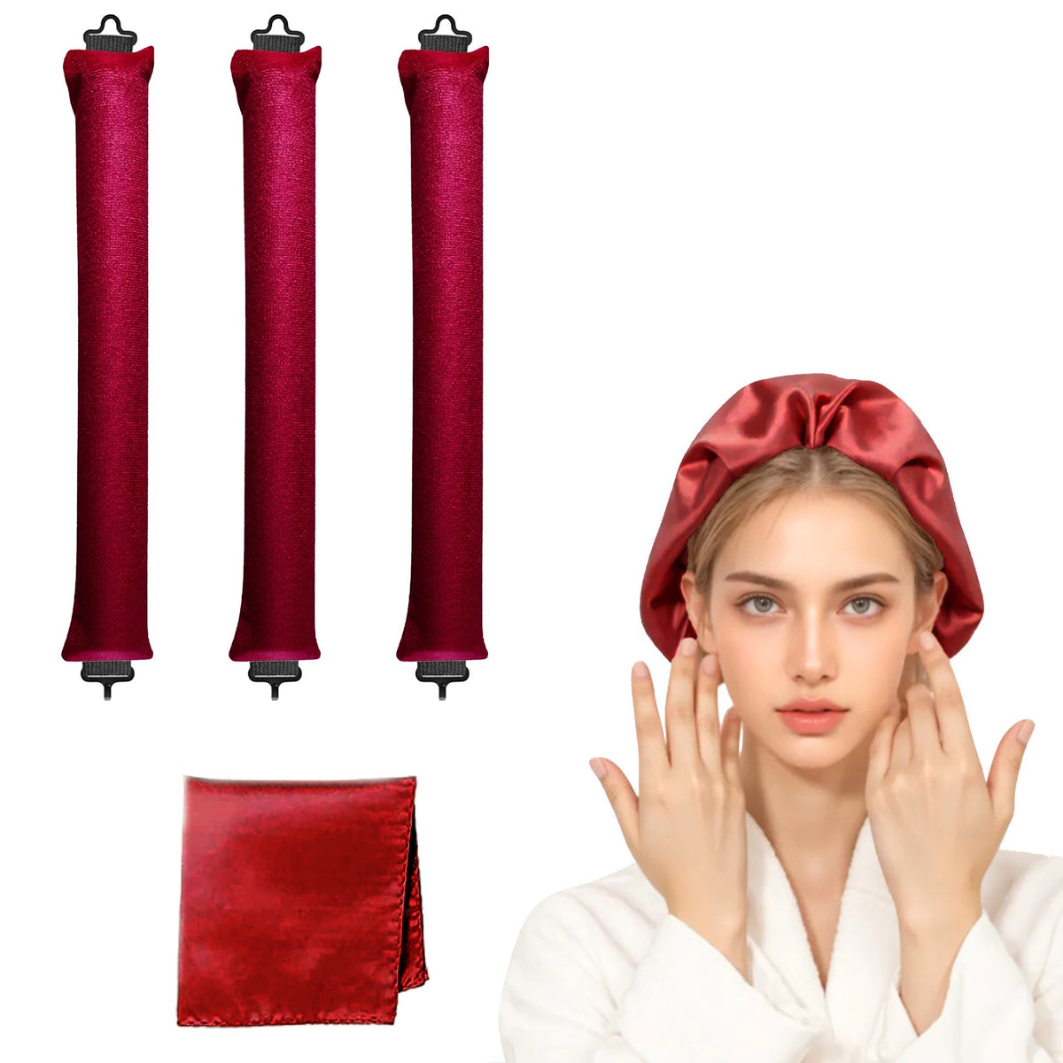 Hitzefreies Lockenstab-Set