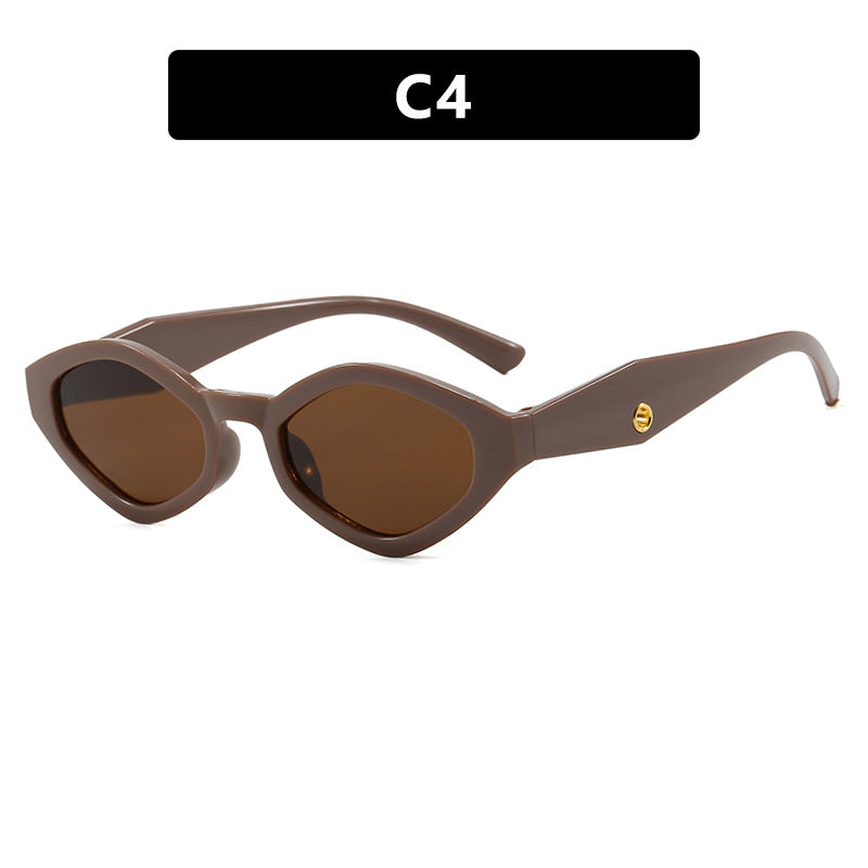 Damen modische Sonnenbrille im markanten Schmetterlingsdesign Brehn