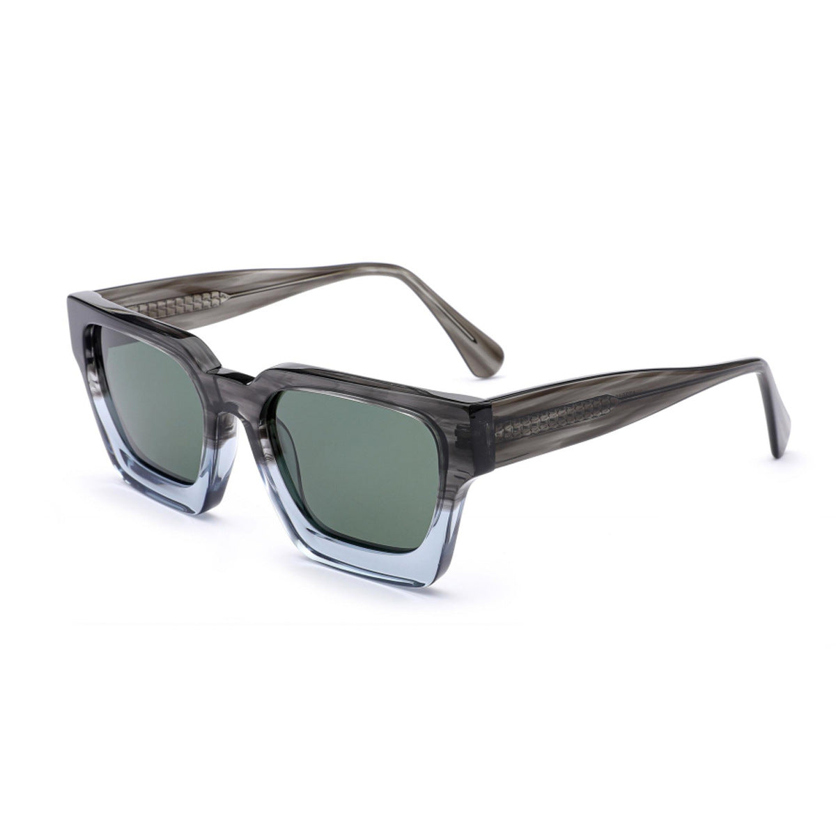 Damen quadratische Sonnenbrille mit innovativem Rahmen und polarisierten Gläsern Brehn