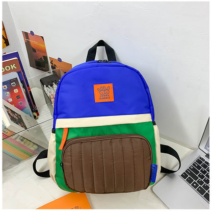 Farbe-Block Lässiger Rucksack Brehn