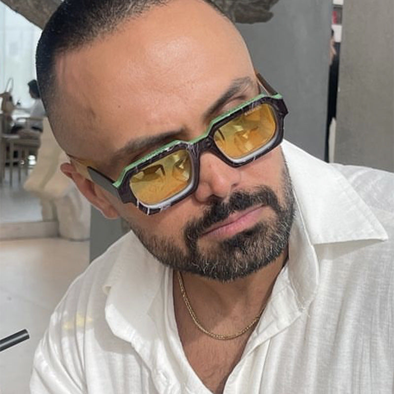 Damen stilvolle quadratische Sonnenbrille mit innovativem Design Brehn