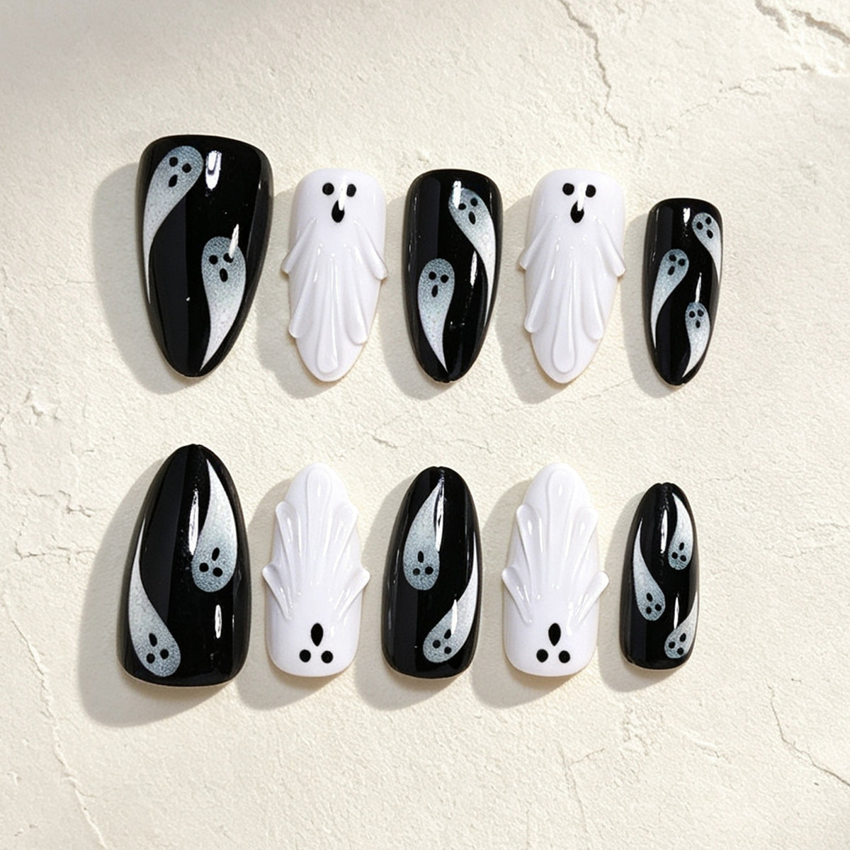 Halloween Geist Nagelkunst Brehn