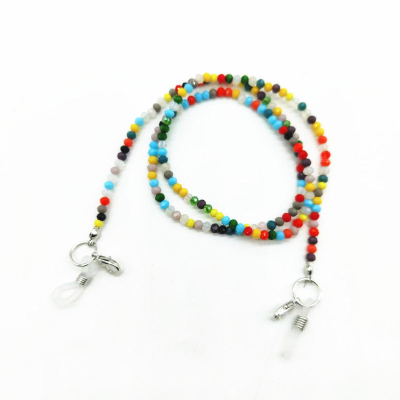 Bunte Bead-Glas-Kette Brehn