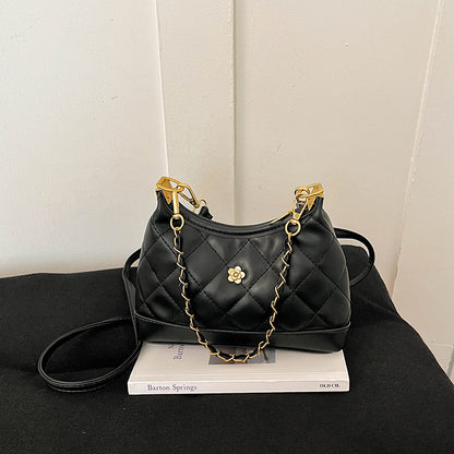 Elegante gesteppte Schultertasche