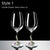 Metallic Flower Crystal Weingläser mit Dekanter Koffer Set | Brehn