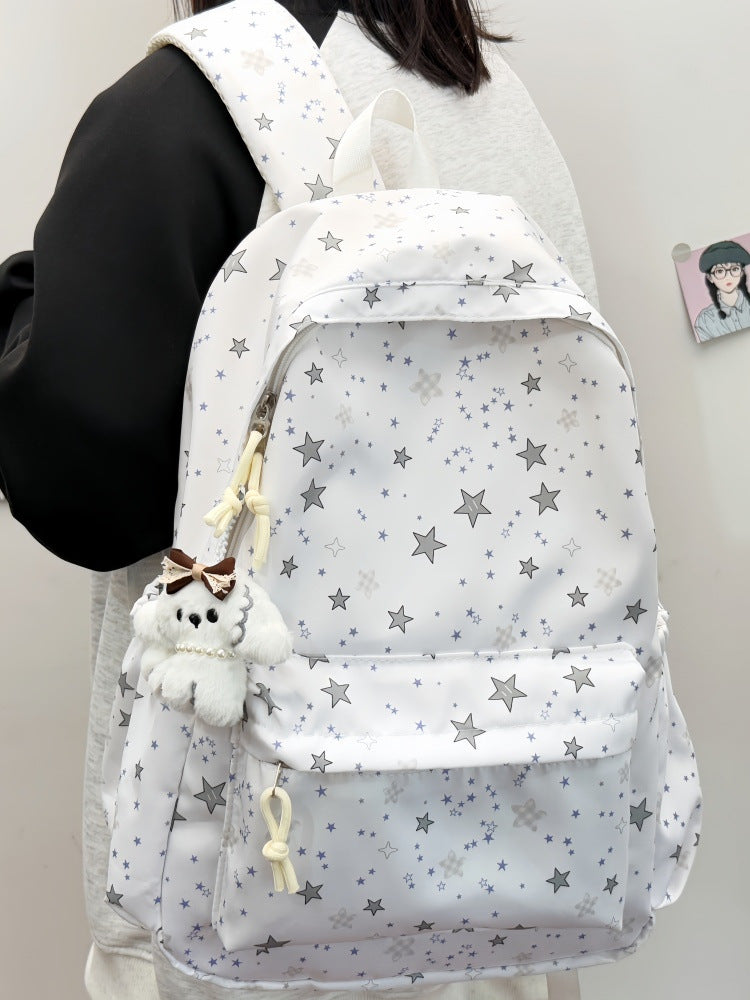 Sternenmuster lässiger Rucksack Brehn