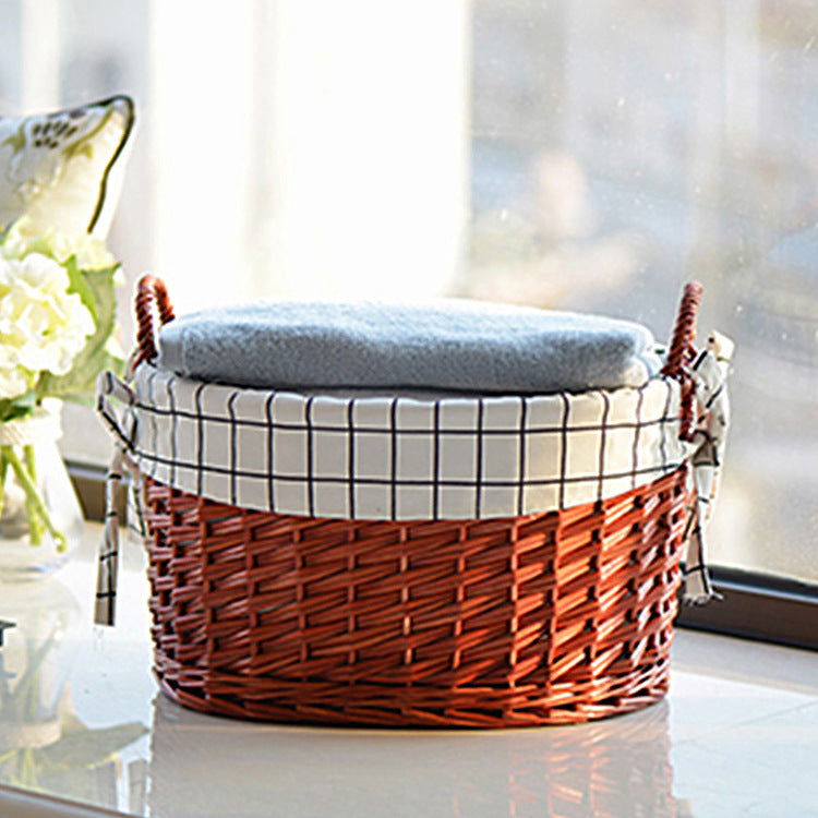 Dekorative Rattan Aufbewahrungsbox Brehn