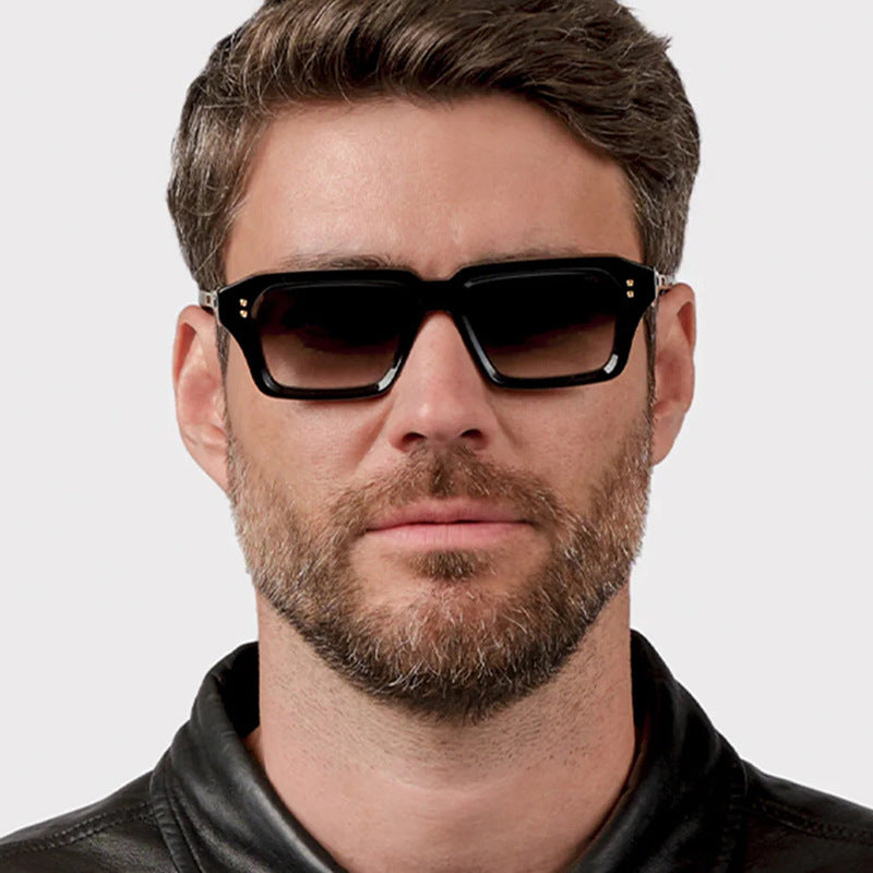 Damen stilvolle quadratische Sonnenbrille mit luxuriösem Schildkrötenmuster und strapazierfähigem Rahmen Brehn