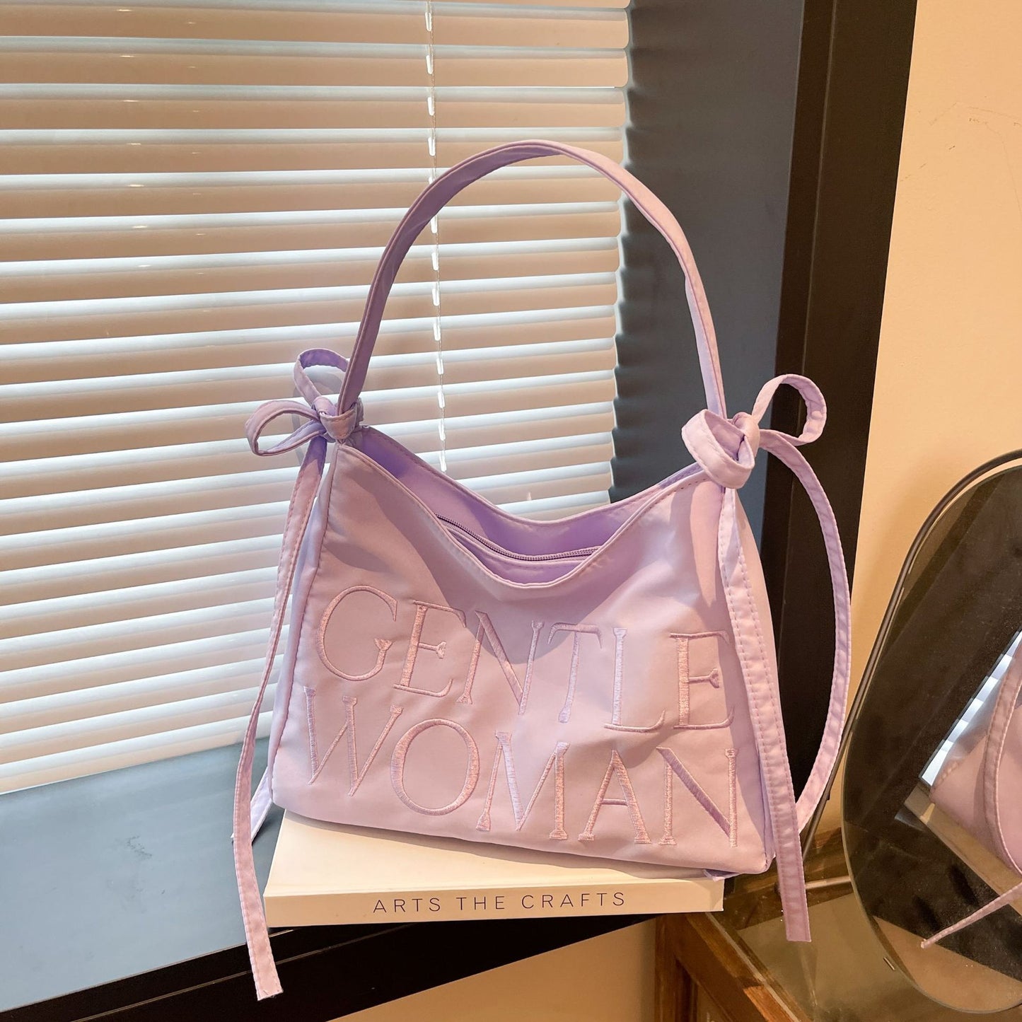 Stylische Satin Bucket Bag Brehn