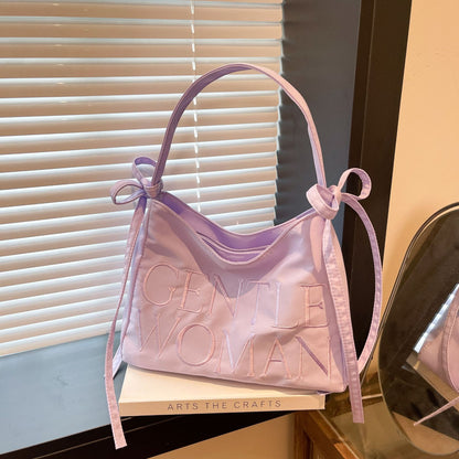 Stylische Satin Bucket Bag Brehn