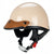 Klassischer Leder-Motorradhelm Brehn