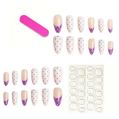 Polka Dot Press-On Nagelkunst