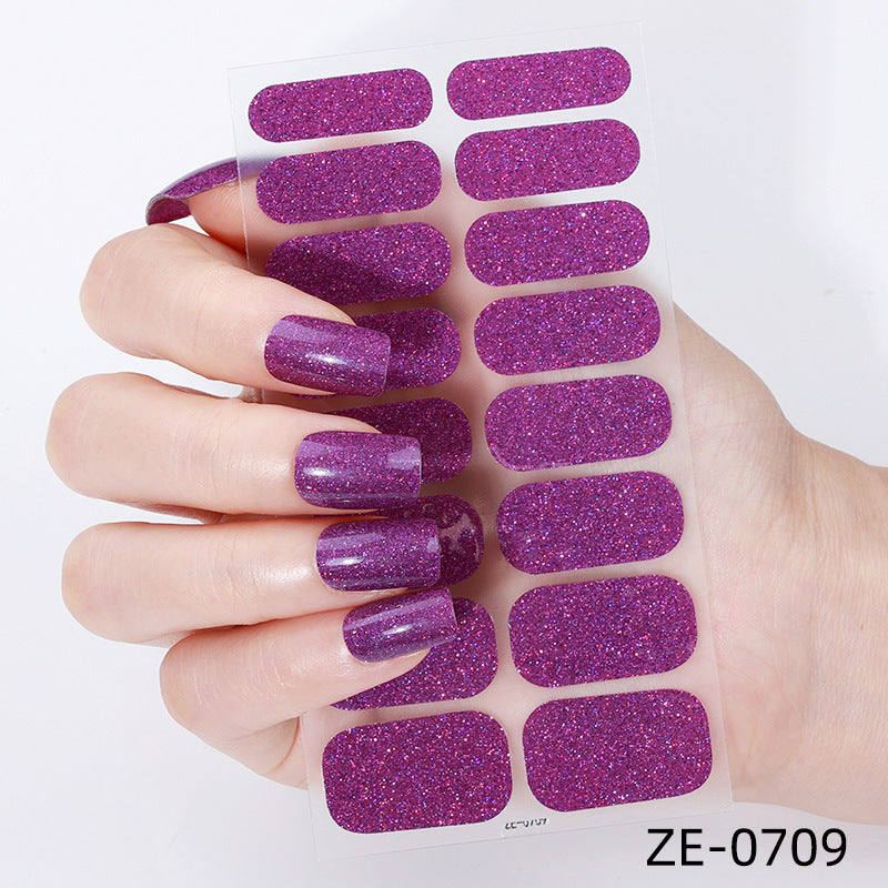 Glitter-Finish-Nagelüberzüge