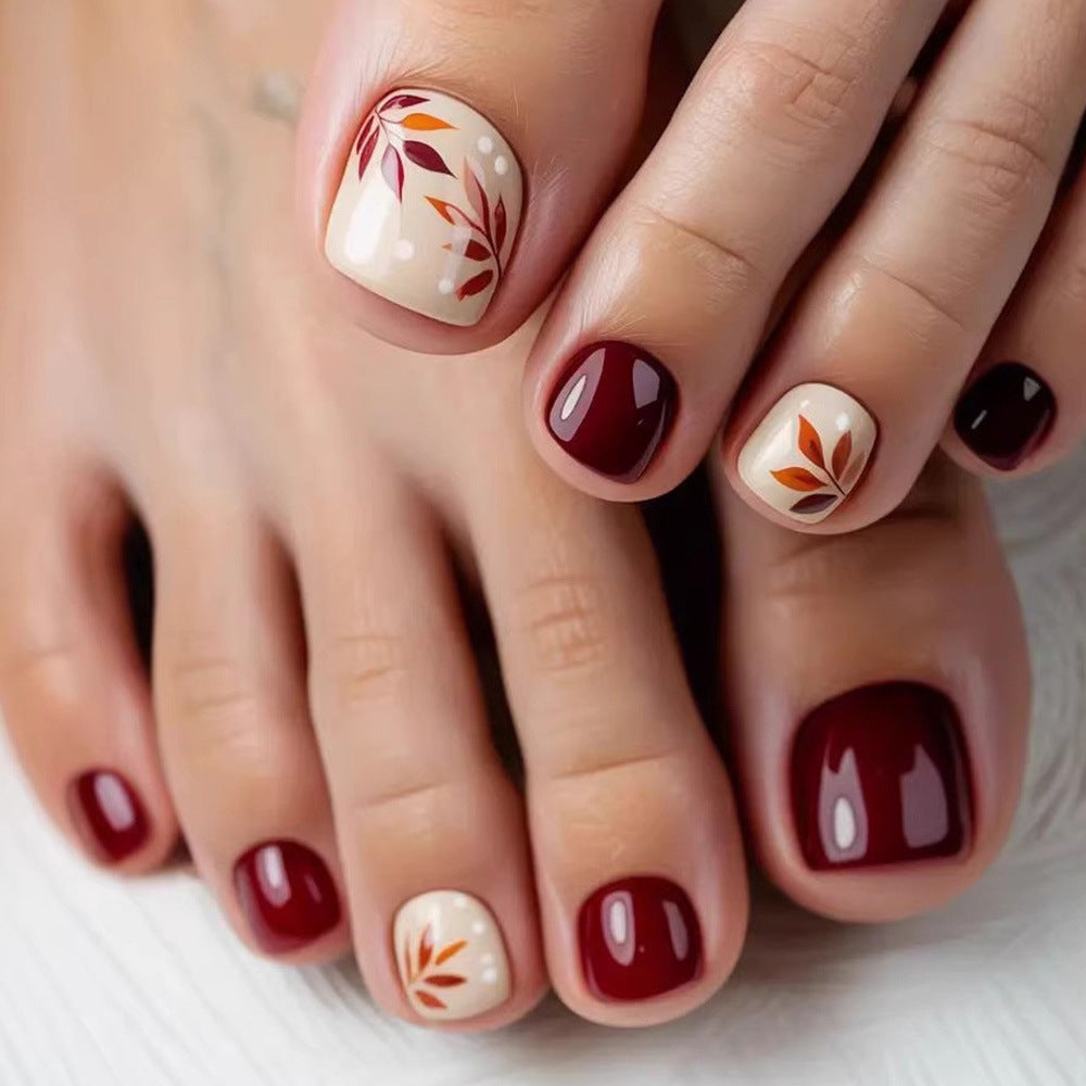 Elegante Fußnagelkunst Brehn