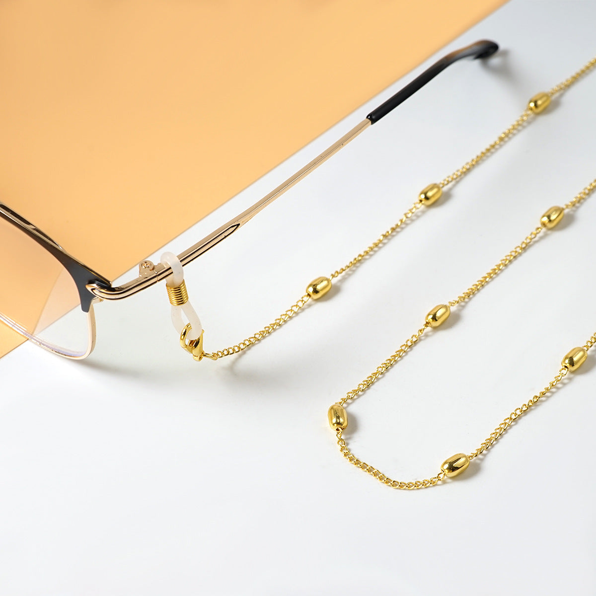 Stylische Metallbrillenhalterkette Brehn