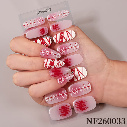 Halloween-inspirierte Nagelkunst-Wraps